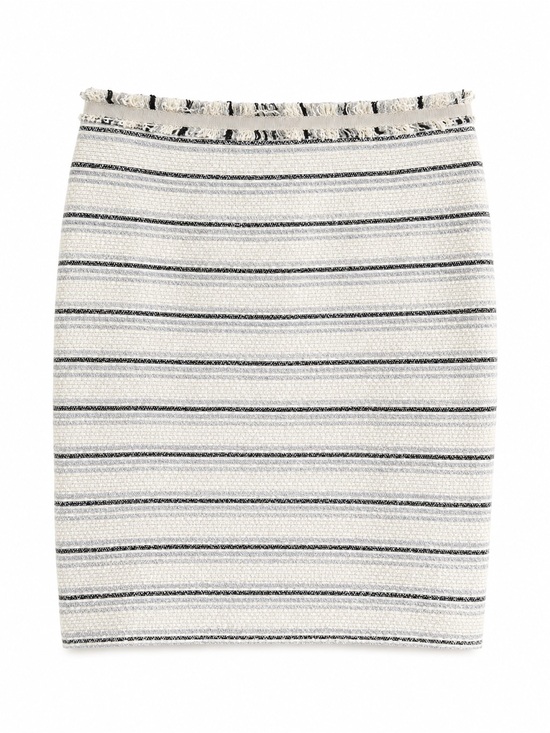 Weekend Max Mara Dresses & Skirts - Weekend Max Mara Striped Tweed Pencil Skirt Size US 10 / EU 42